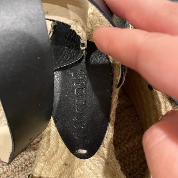 Soludos black wedges - Picture 2 of 6